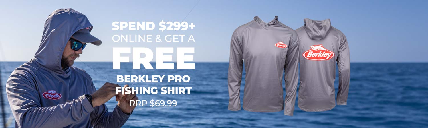 Berkley Free Shirt When You Spend Over $299 Desktop