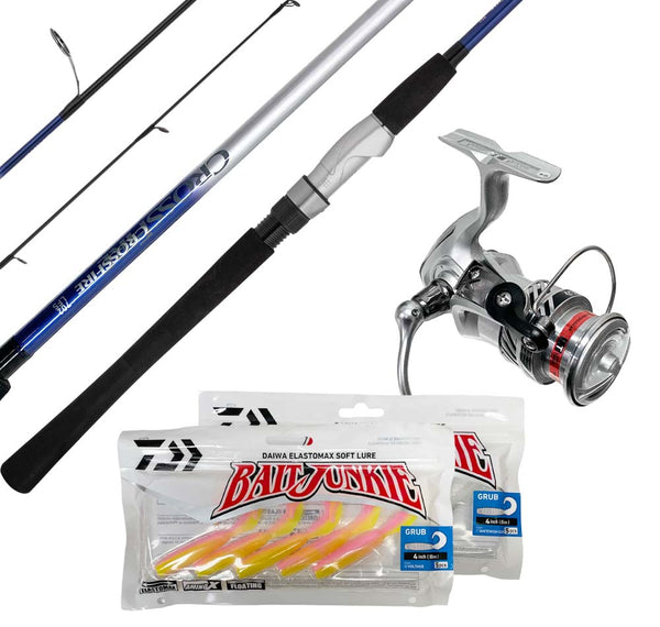 daiwa crossfire telescopic fishing rod telescopic spinning Spinmatic Trout Combo Seattle Company Daiwas new Crossfire LT Combos combine some of Daiwas top technologies with light and durable dependability Spinning Rods Fishing Rod Repair