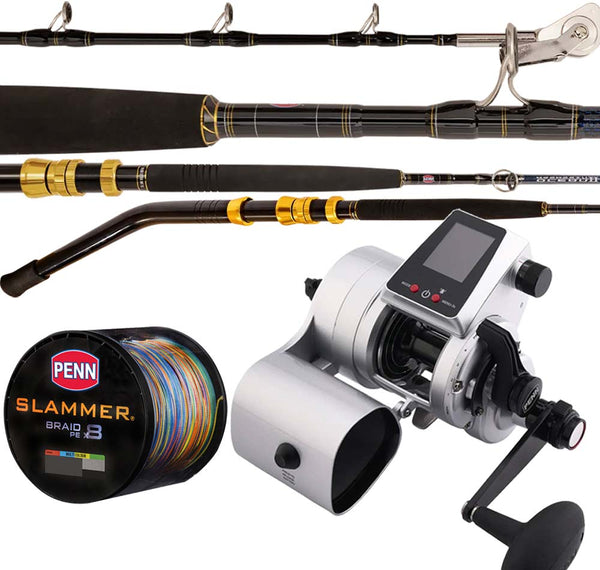 Penn Fathom 30 Ocean Assassin II 5102H PE5-8 Electric Combo