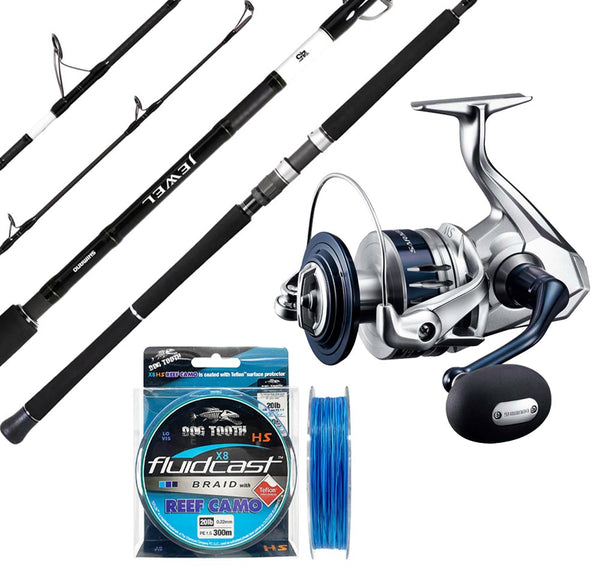 bottom fishing rod and reel combos Sougayilang Catfish & Inshore Spinning Combo 30LB Drag, 4.7:1, 13+1 Bearings, 2-Piece Medium Heavy for Catfish, Striper, Redfish, Carp : Sports & Outdoors this combo kit is sure to provide an action Spinning Reels Best Bottom Fishing
