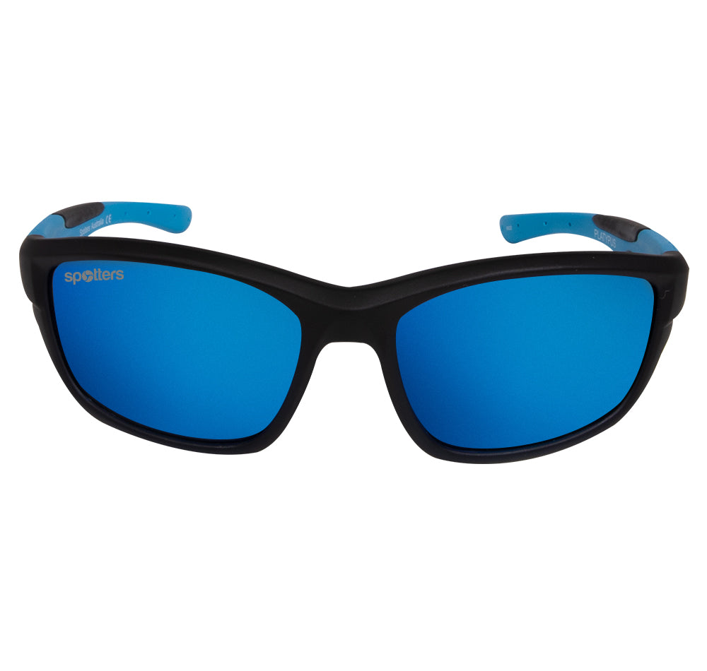 Spotters Platypus Kids Polarised Sunglasses Black Frame/ Blue Lens