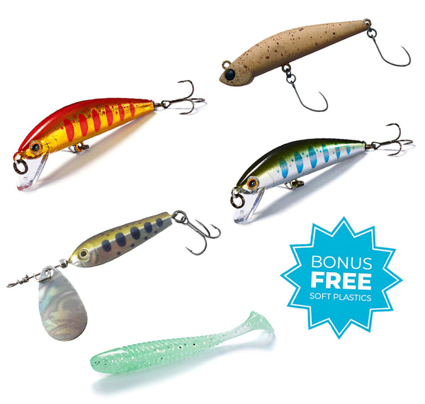 Soft Plastics Best Floating Plastic Worms Trout Lure Pack