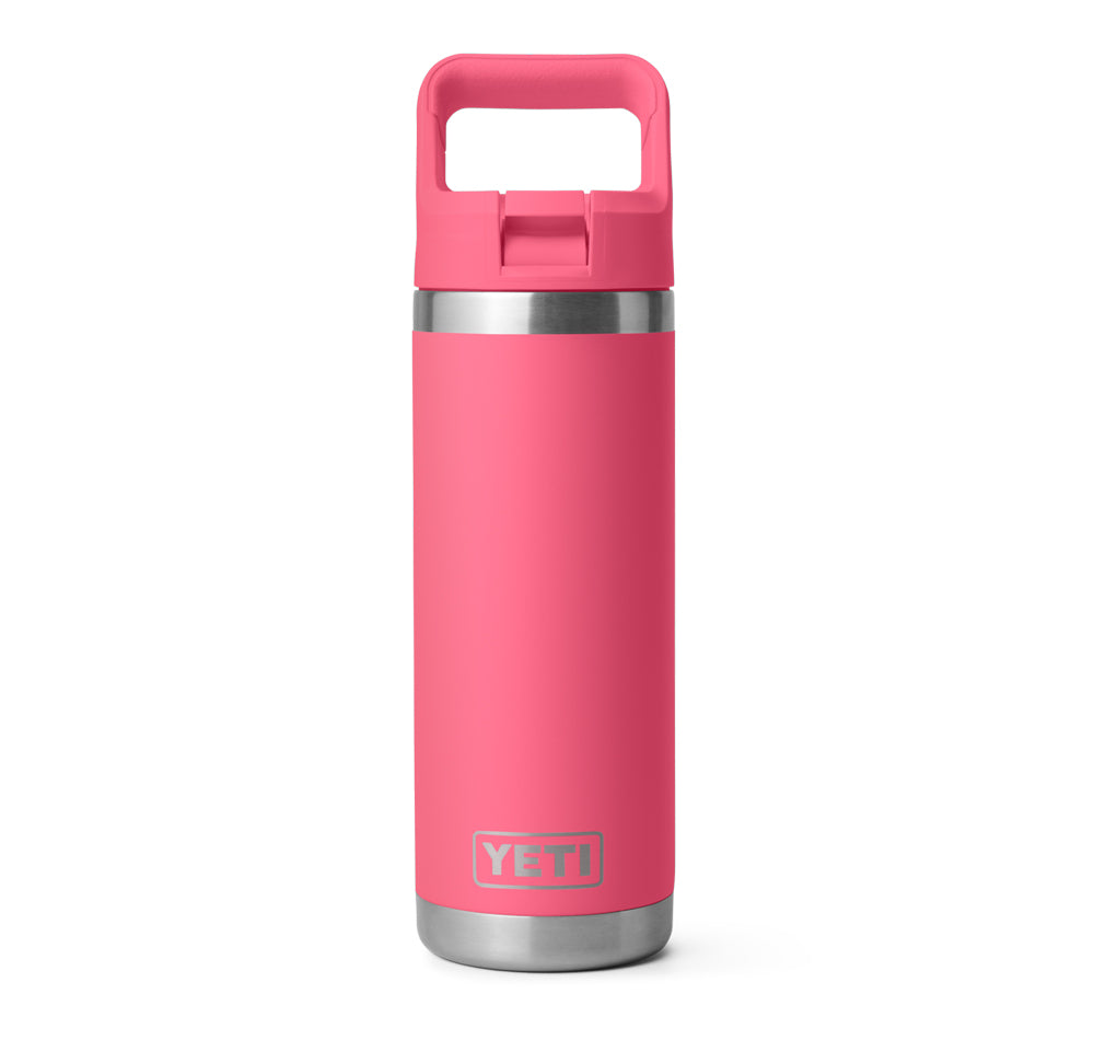 Yeti Rambler 18oz Straw Bottle (532mL) Tropical Pink