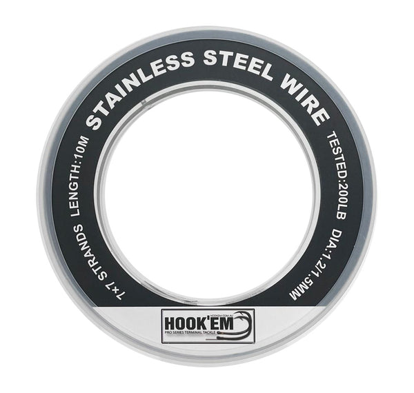 Hook'em Stainless Steel 49 Strand Wire - Fergo's Tackle World