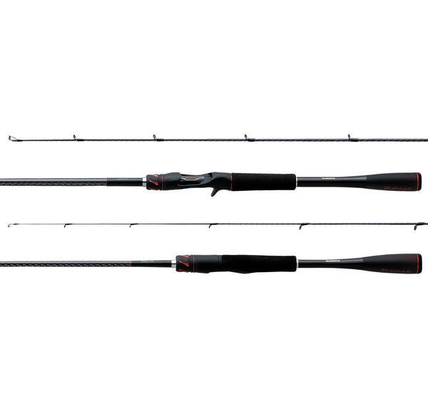6ft Shimano Spectrum Plus 2-4kg Spin Rod - 2 Pce Fibreglass Fishing Rod