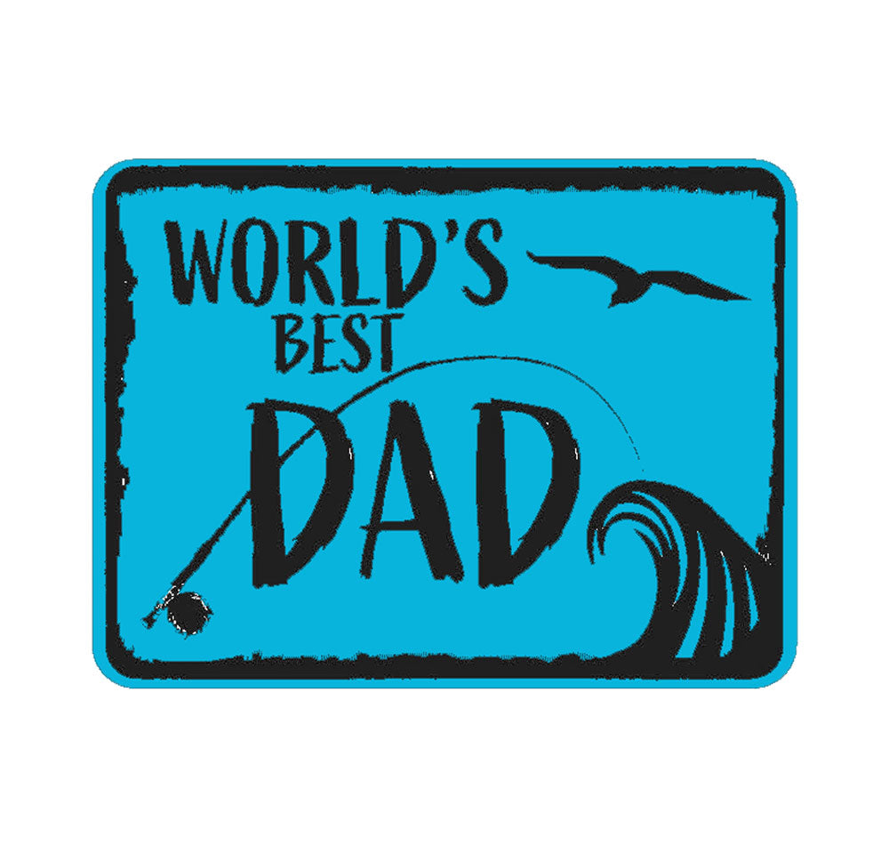 Yeti 'World's Best Dad' Stickers