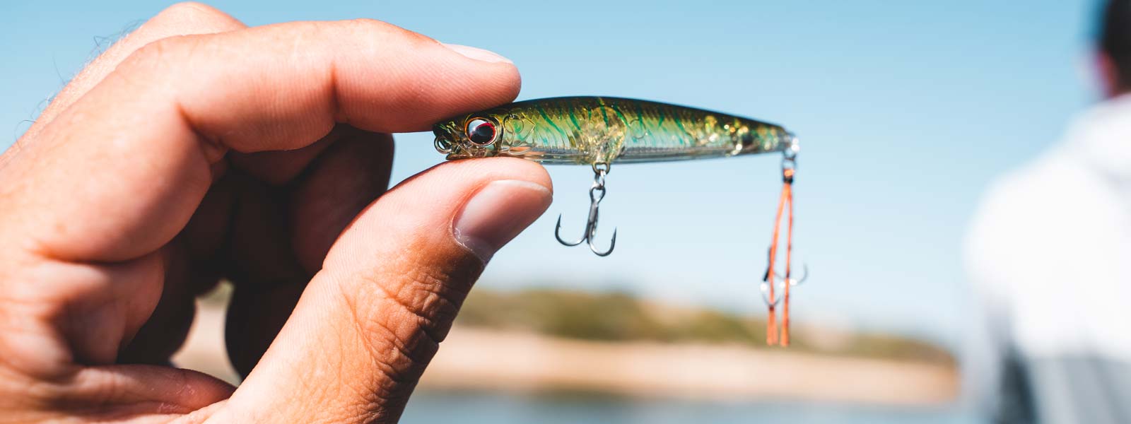 Daiwa Infeet Lures Slippery Dog Being Held