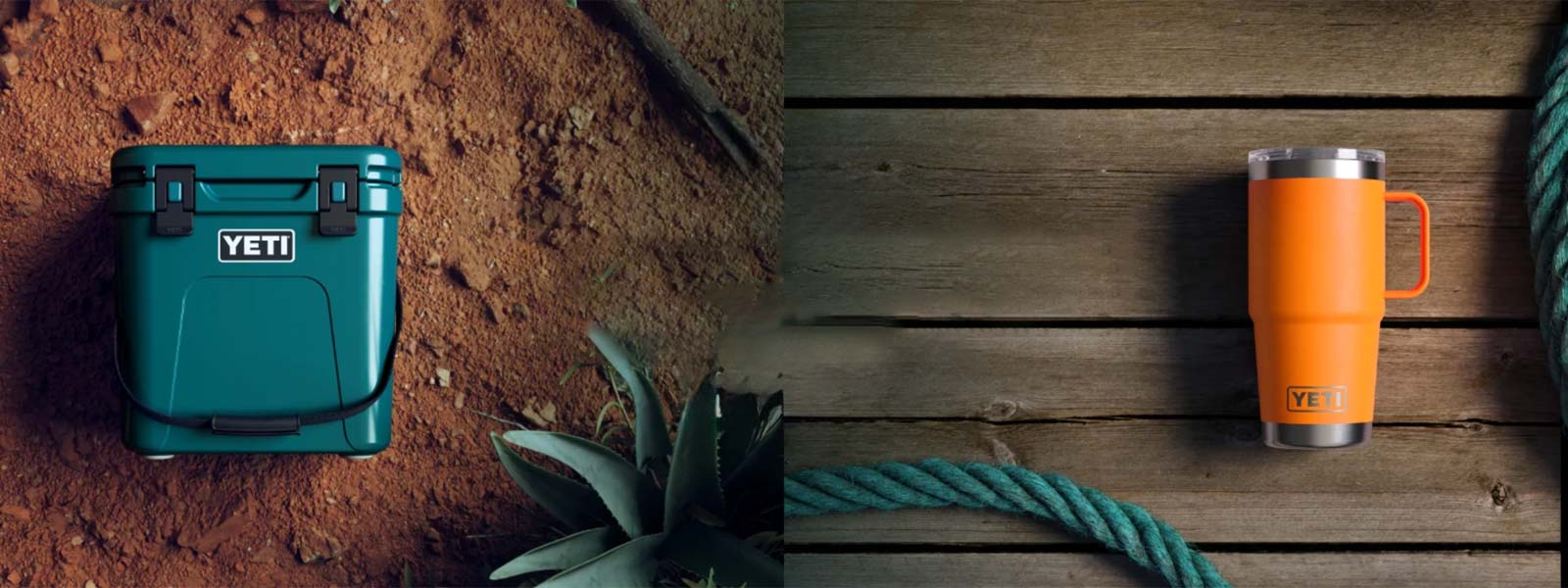 Yeti Agave Teal & King Crab Orange Banner Image