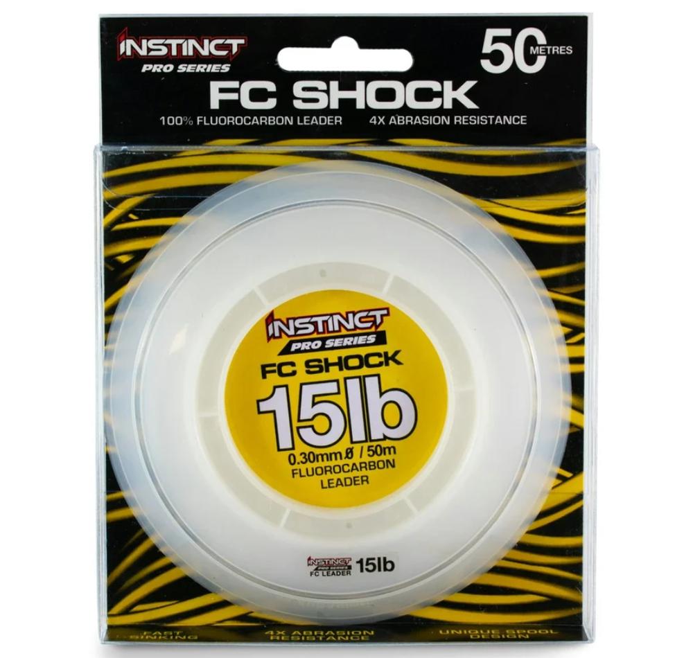 Instinct Pro Series FC Shock Fluorocarbon Leader 50m