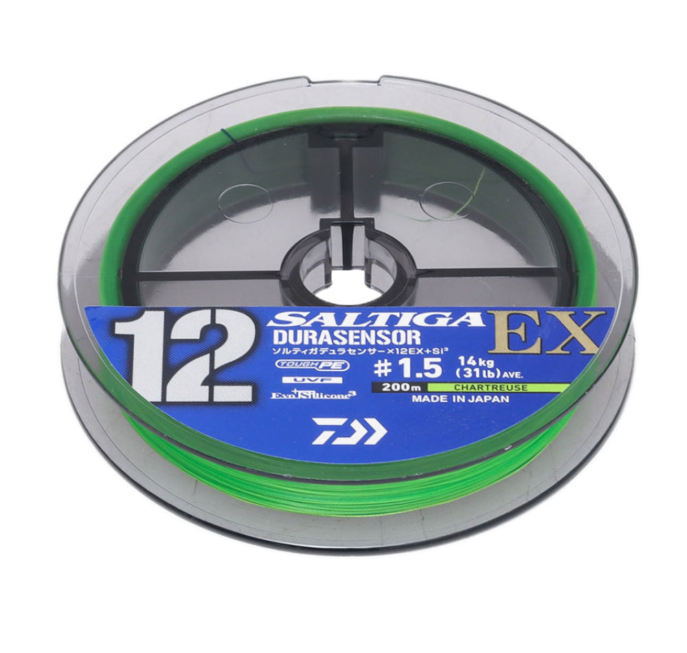 Daiwa Saltiga Durasensor 12 EX Si3 200m Chartreuse