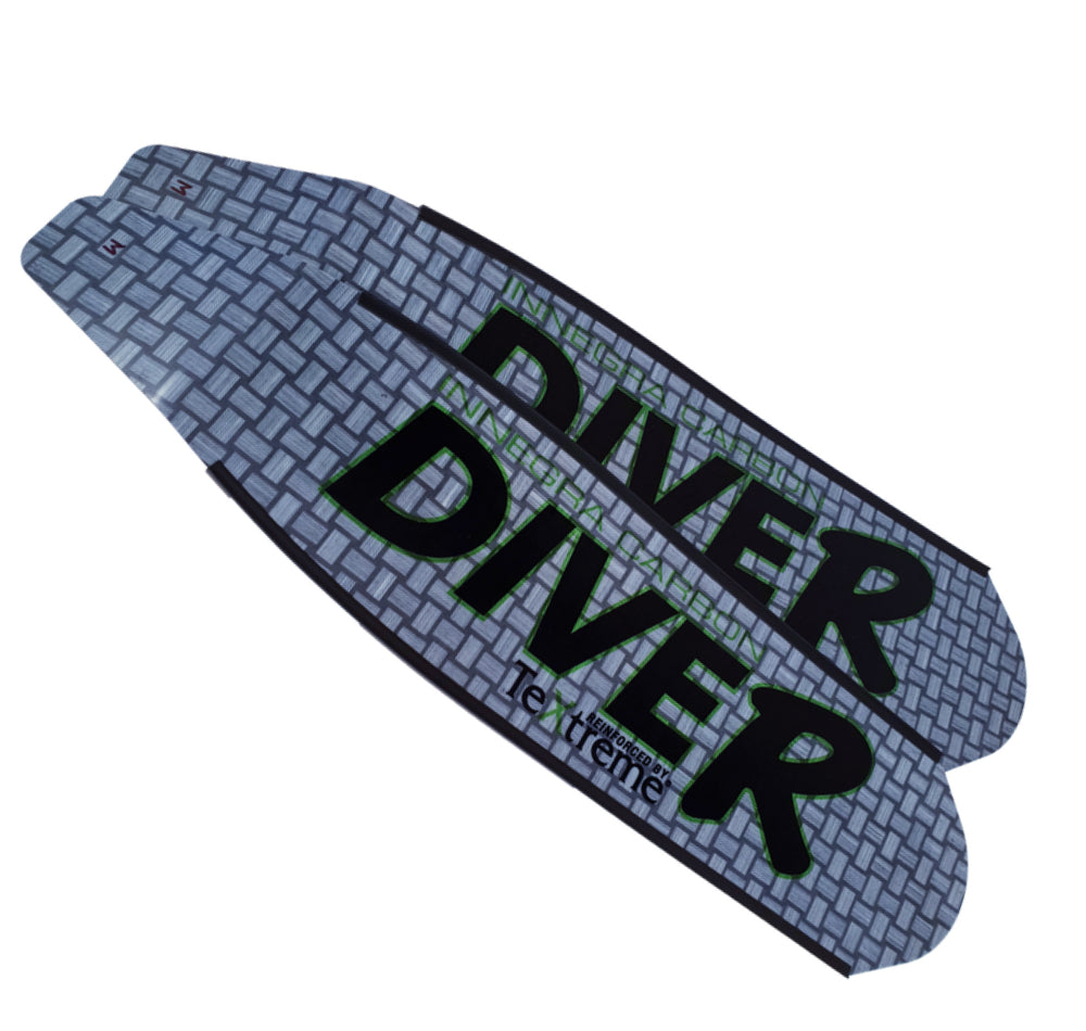 DiveR Innegra Carbon Grey Fin Blades
