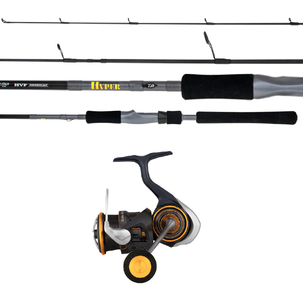 Daiwa 25 TD SOL 2500S Reel + 23 TD Hyper 702LXS Rod Combo