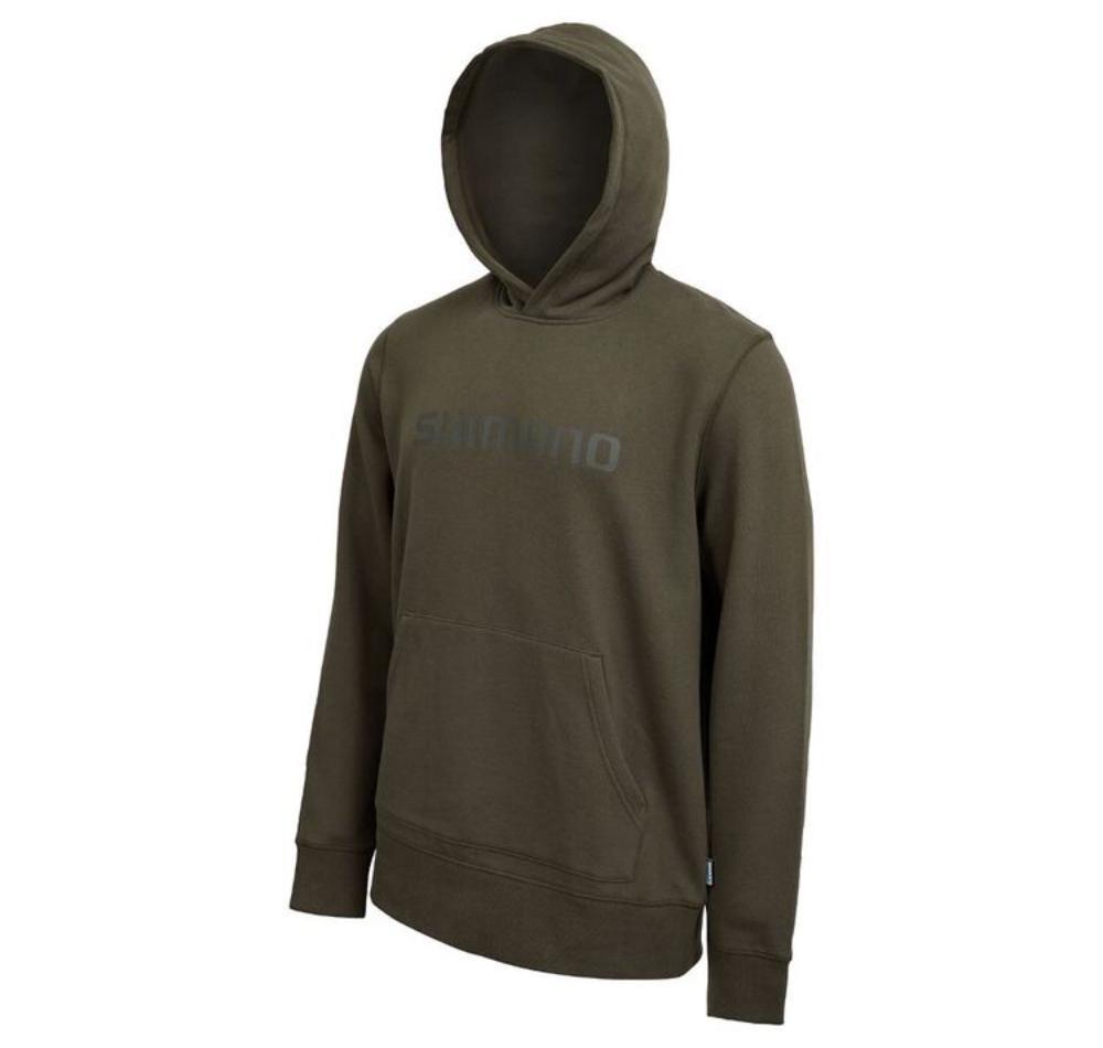 Shimano Logo Hoodie Olive