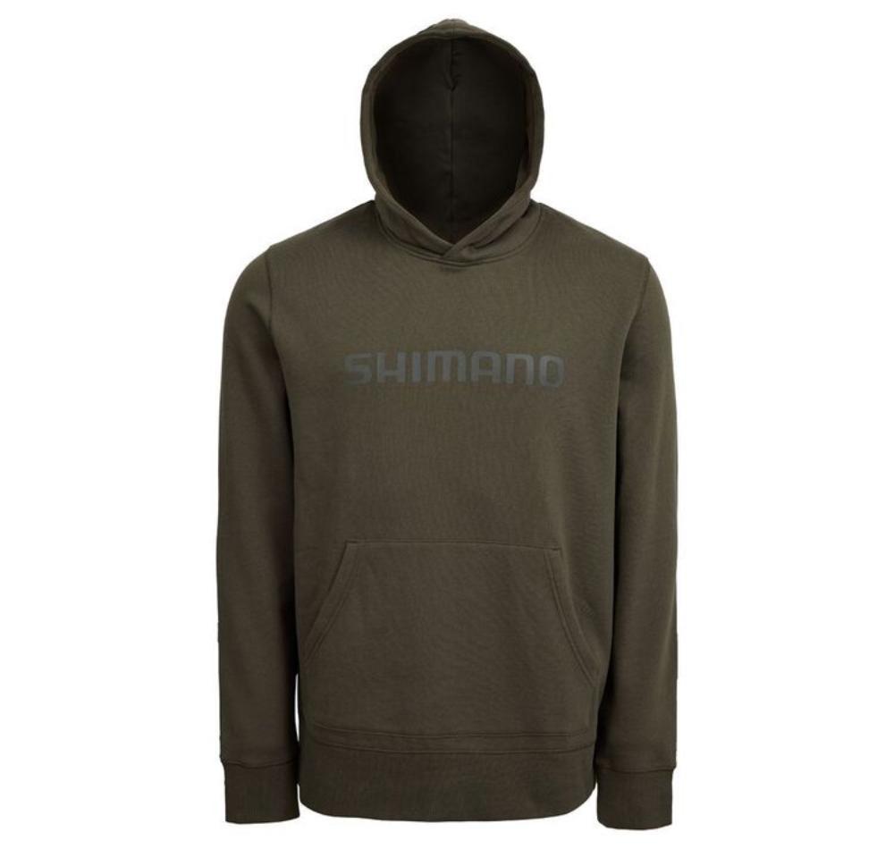 Shimano Logo Hoodie Olive