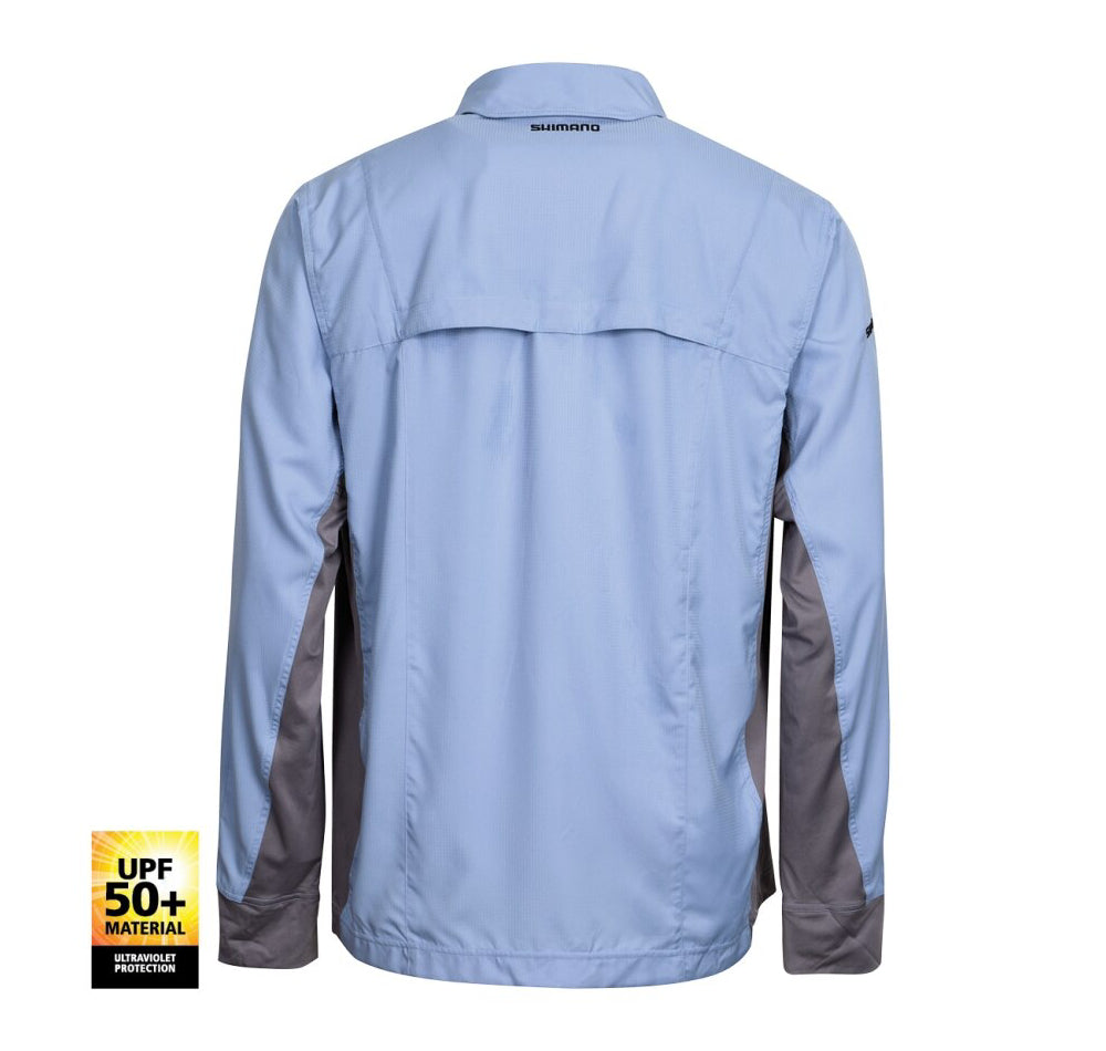 Shimano Pro Vented Fishing Shirt Cloudburst