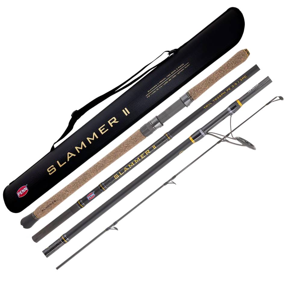 fishing rods penn slammer rods 6.6ft-7.3ft Jig Popping Rod ensuring longevity even in harsh saltwater environments Penn Slammer Rod And Reel