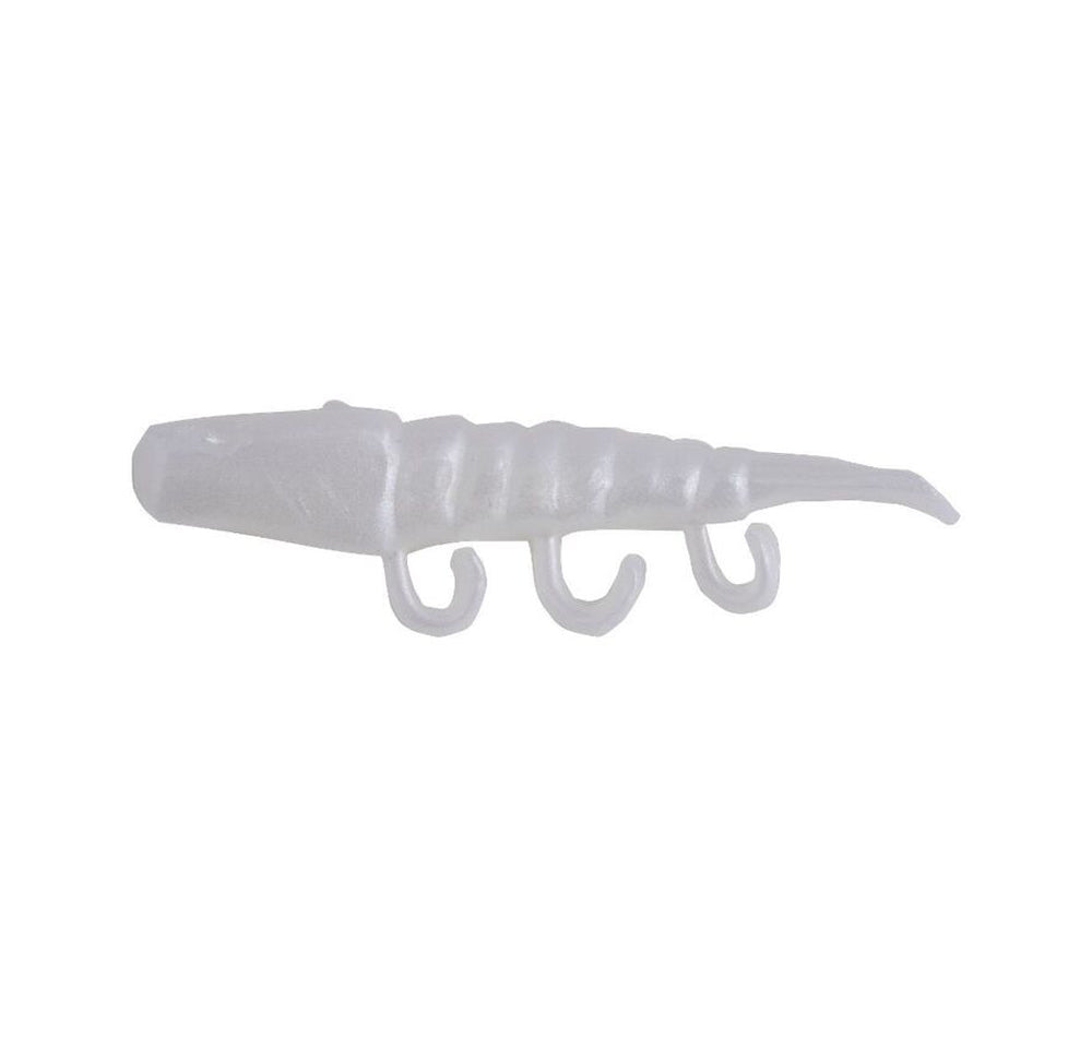 Berkley Gulp Turbo Shrimp 2&quot; Soft Plastics Pearl White