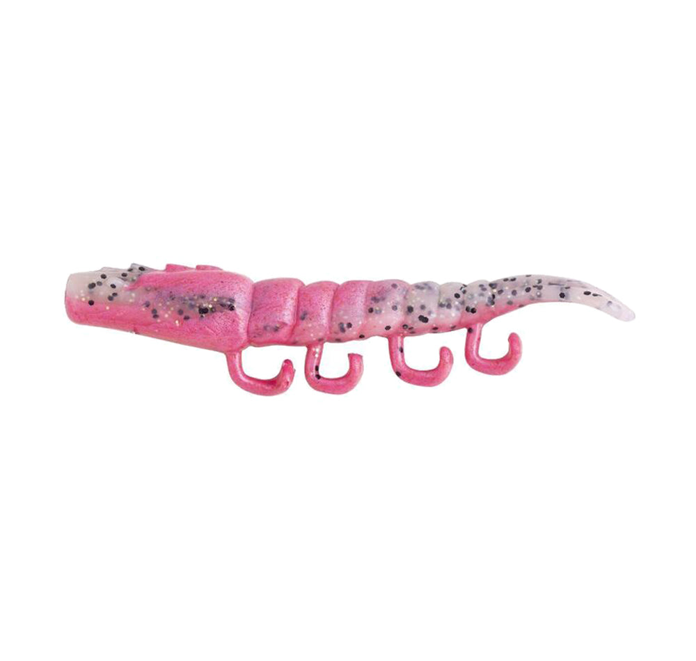 Berkley Gulp Turbo Shrimp 3&quot; Soft Plastic Pink Belly Shrimp
