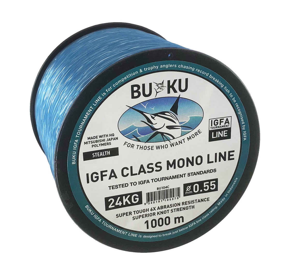 Buku IGFA Class Mono Stealth 1000m