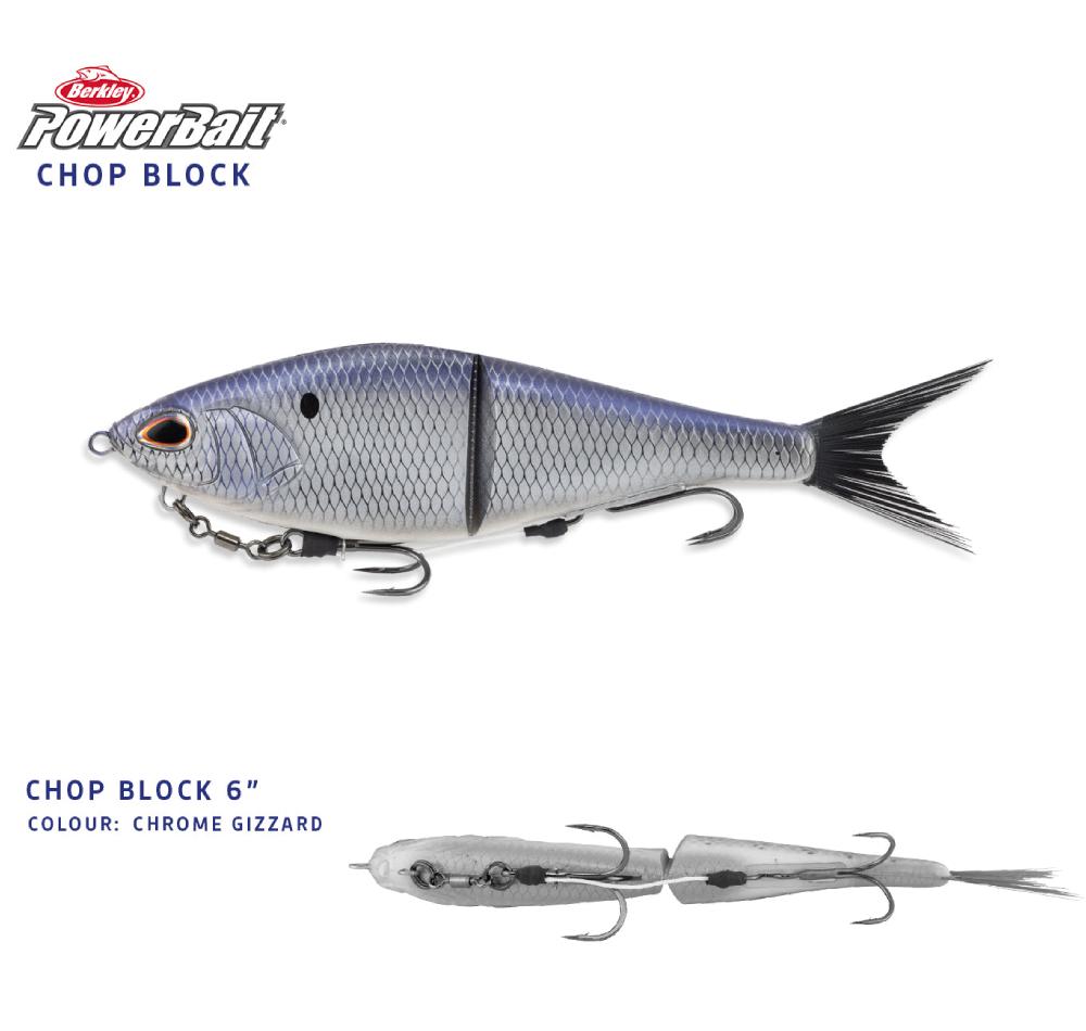Berkley PowerBait Chop Block 6" Glide Bait