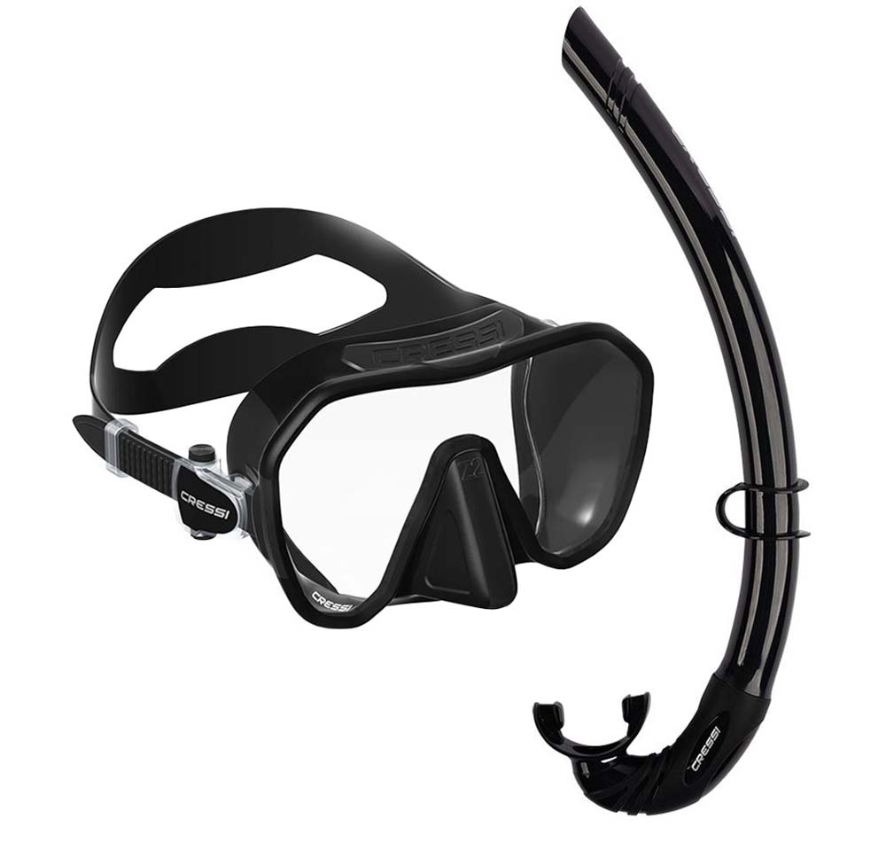 Cressi Z2 + Corsica Free Mask and Snorkel Set