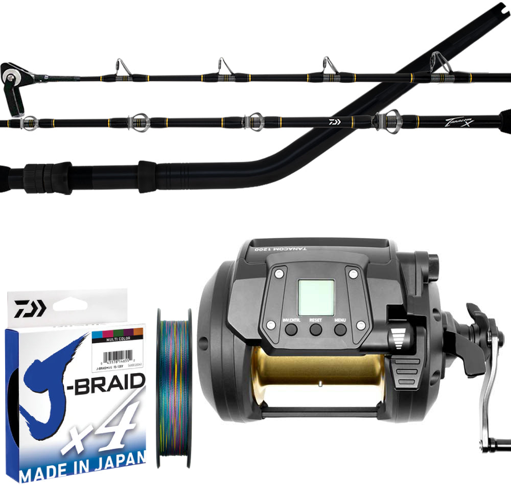 daiwa electric rod and reel combo Daiwa 23 Tanacom 800 X 54XHT Electric Combo With Line