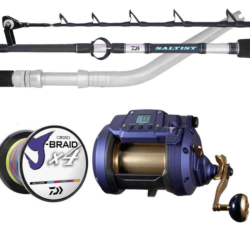 Daiwa 23 Seapower 1200 Deep Drop Combo With Line
