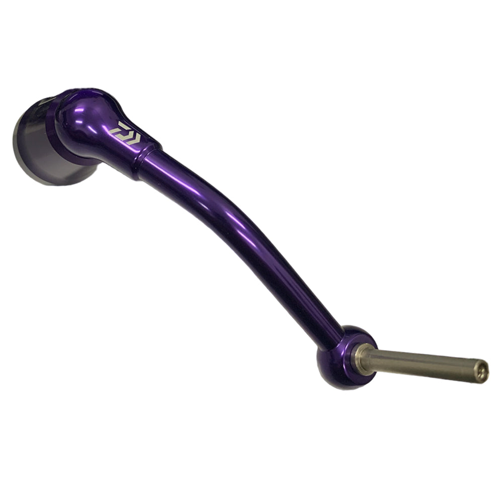Daiwa Custom Project 65mm Swept Spinning Reel Handle Purple - Fergo's  Tackle World