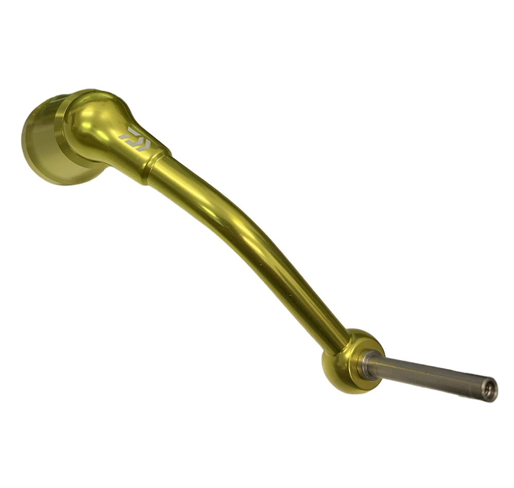 custom daiwa reel handles Daiwa Custom Project 65mm Swept Spinning Reel Handle Lime