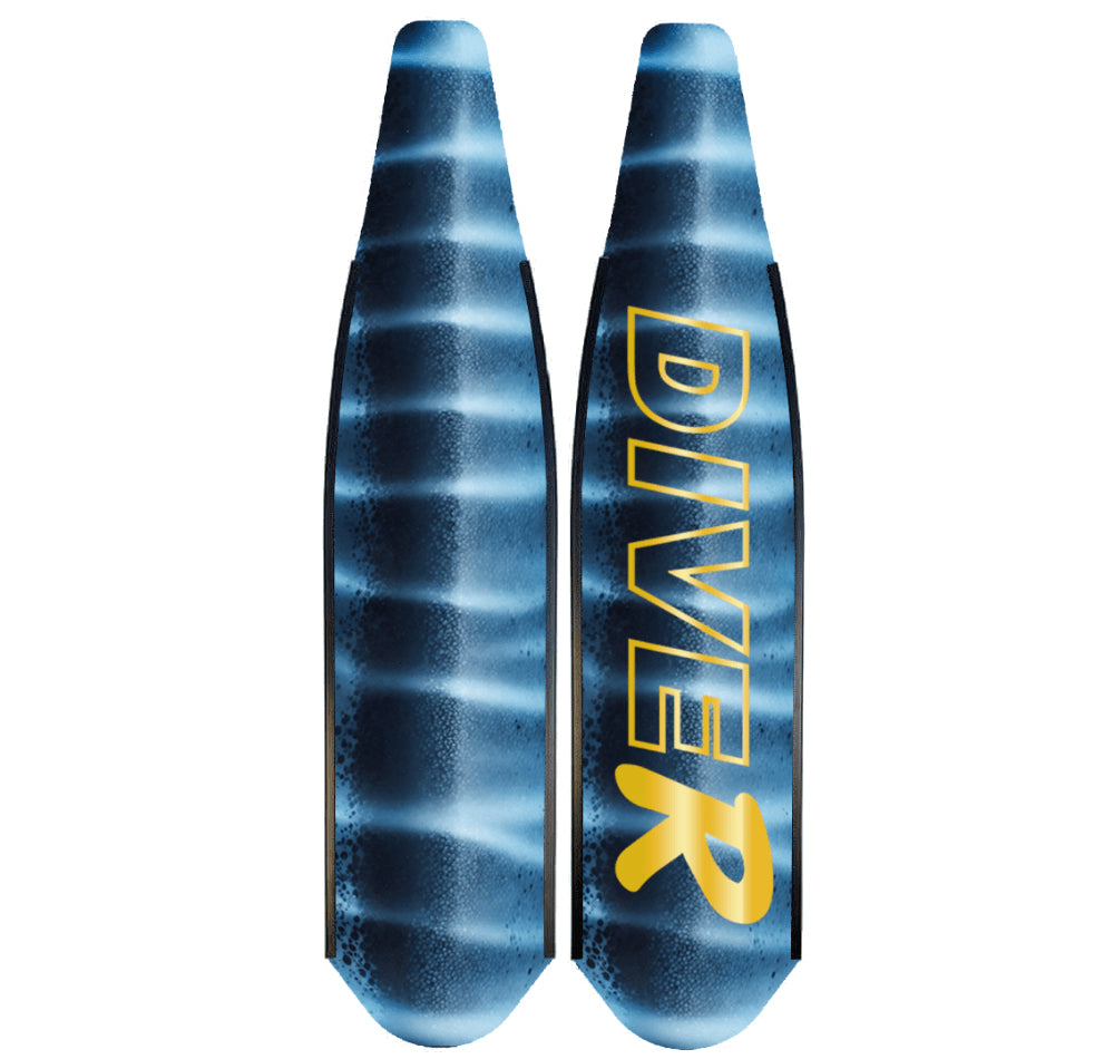 DiveR V2 Carbon Stripe Marlin Fin Blades