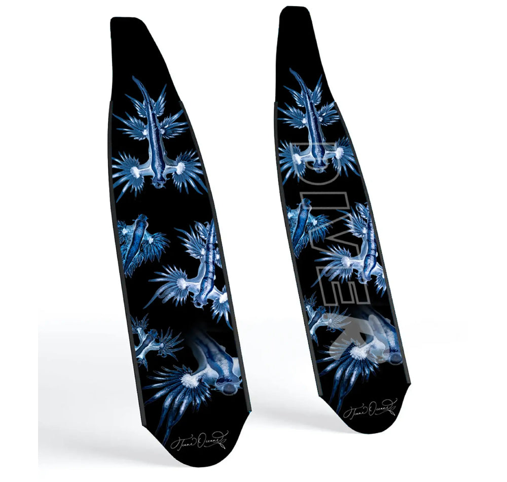 DiveR Carbon V2 Blades Blue Dragon