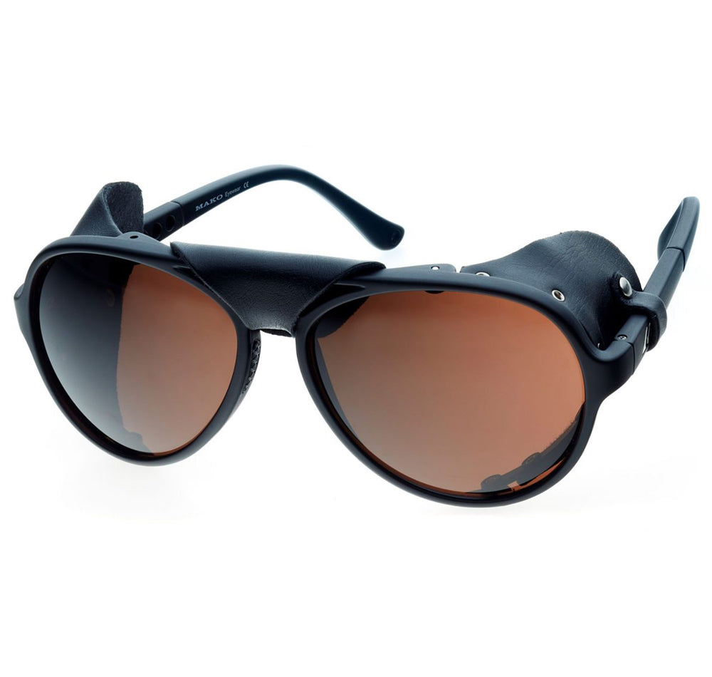 Mako 9608 Explorer II Matte Black Copper Photochromic Sunglasses