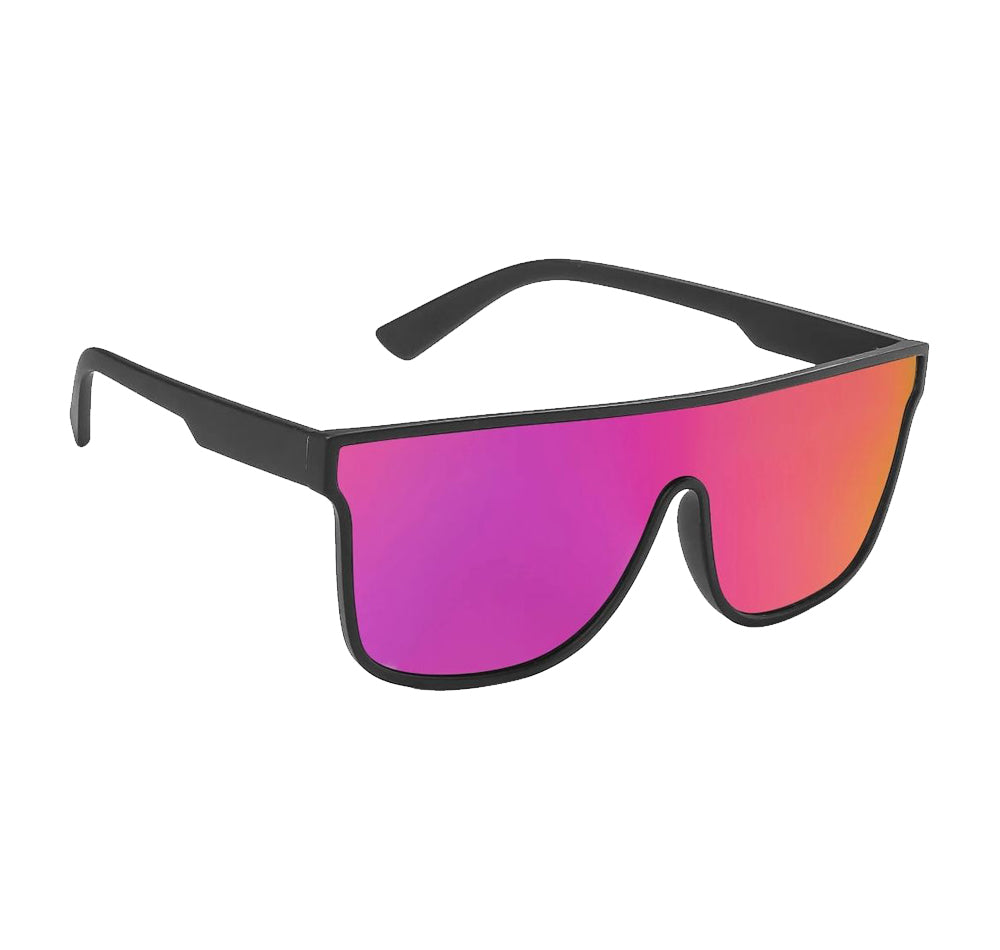 Dang Shades ATZ Polarized Sunglasses - frost clear/purple mirror polarized  lens | Tactics