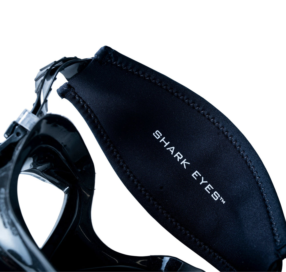 Shark Eyes Mask Strap Cover inside of strap