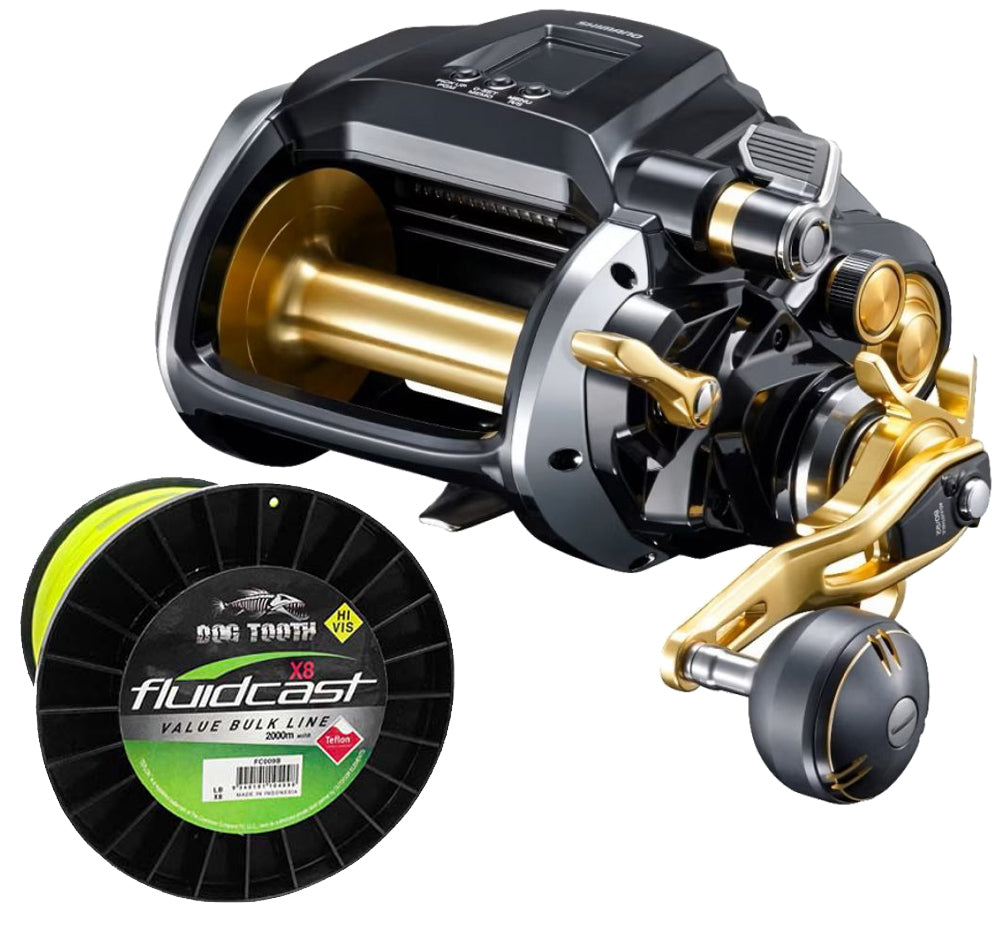 Shimano Beastmaster MD 12000 Electric Reel with Line - Fergo's