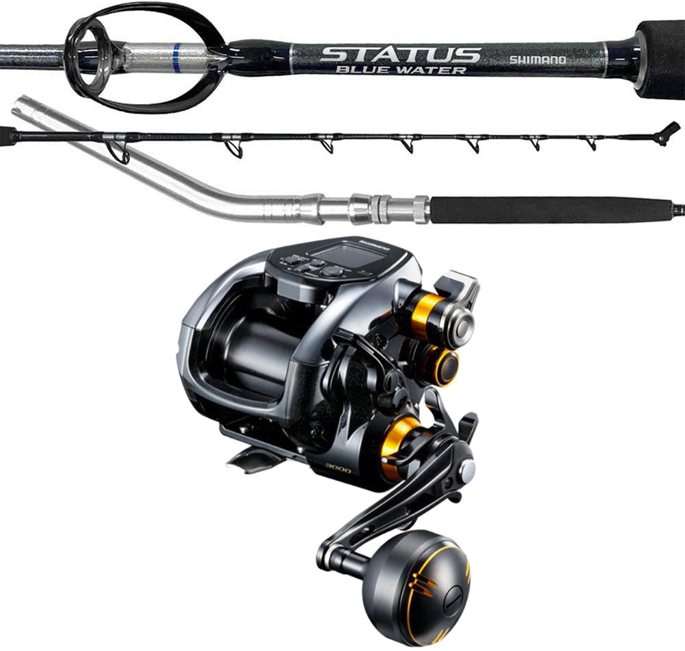 Shimano Beastmaster MD 12000 Status PE8-10 Electric Combo With Line