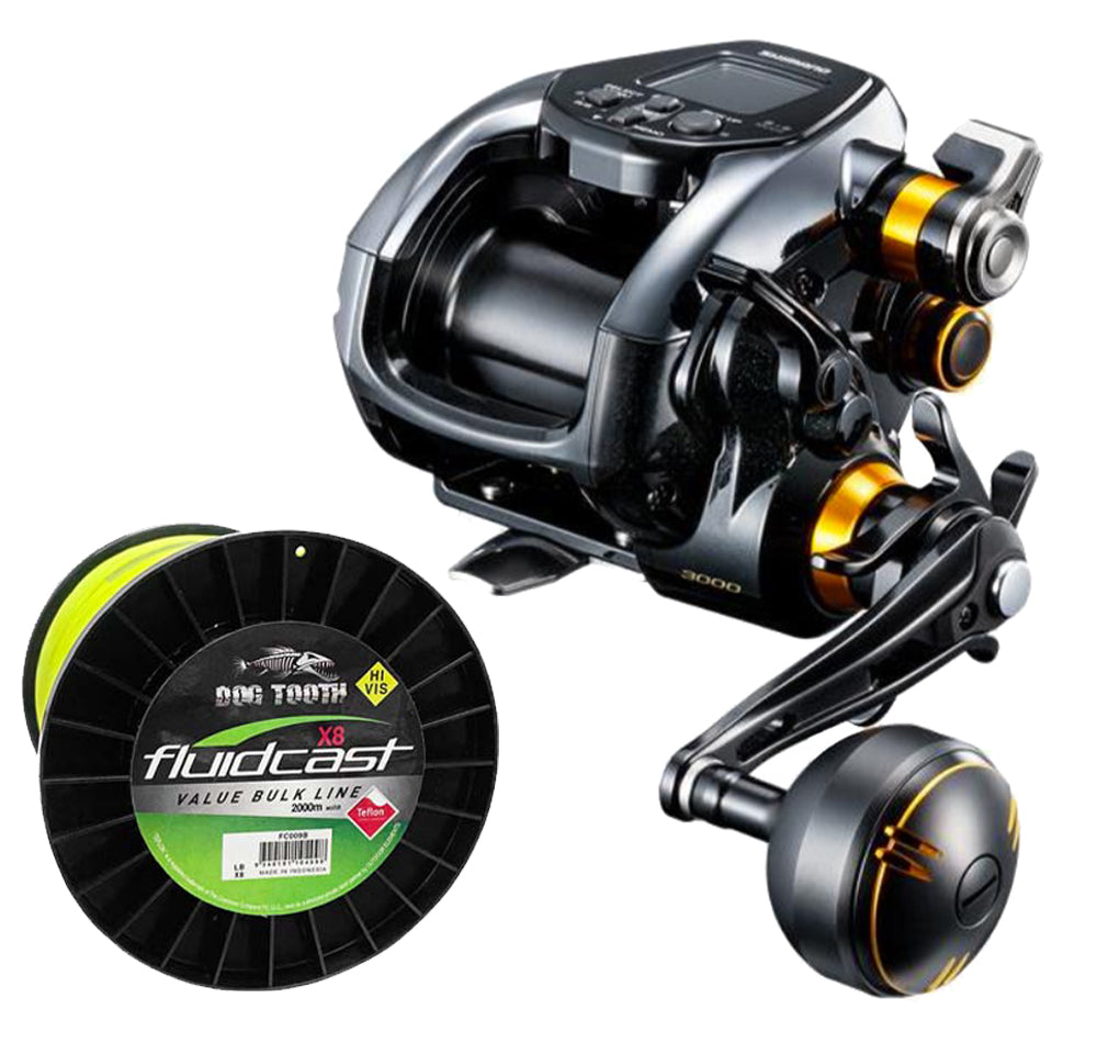 Shimano Beastmaster 9000B Electric Reel With Line
