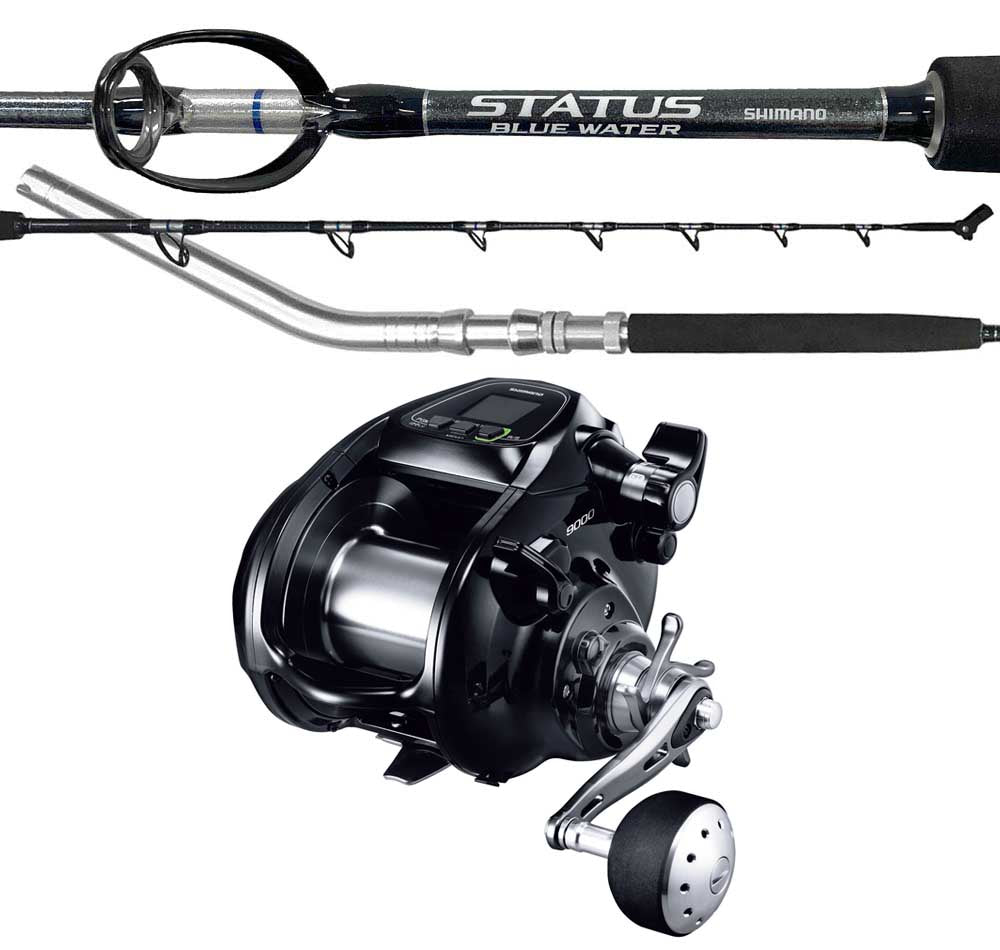 Shimano Forcemaster 9000A Status PE5-8 Electric Combo - Fergo's Tackle World