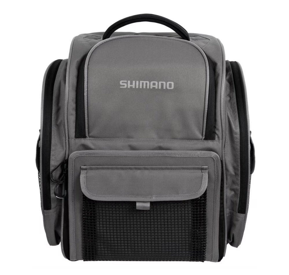 Shimano Tackle Backpack with Tackle Trays Large Front