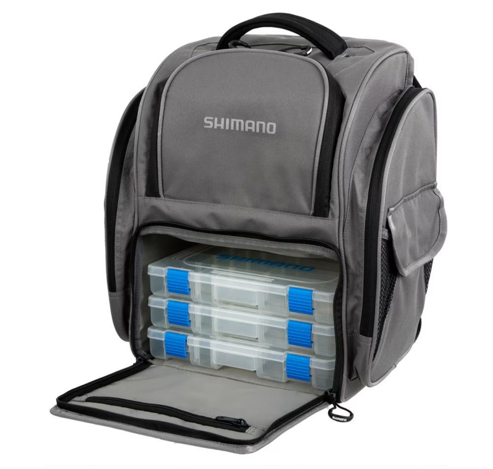 Shimano Tackle Backpack with Tackle Trays Large - Fergo's Tackle World