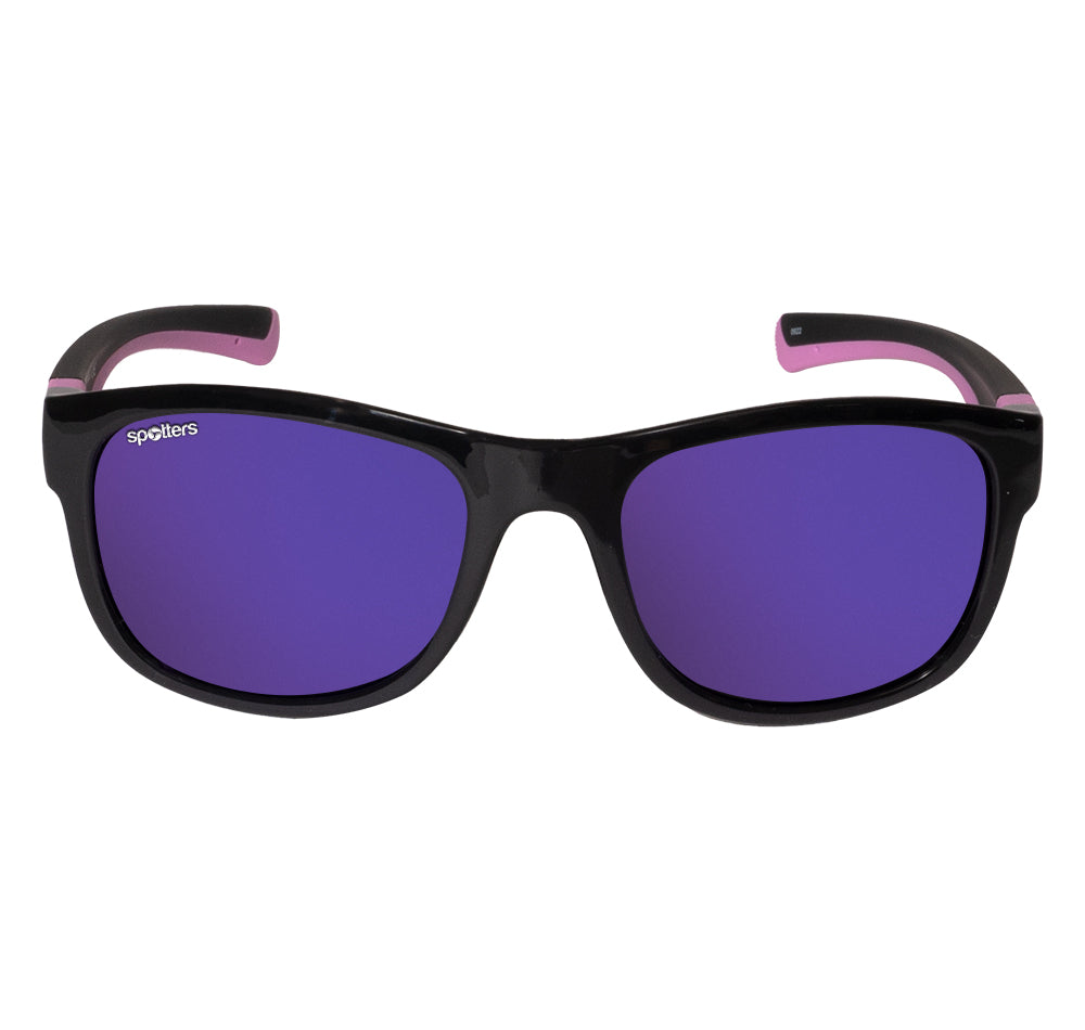 Spotters Emu Kids Polarised Sunglasses Black Frame/Grey Lens