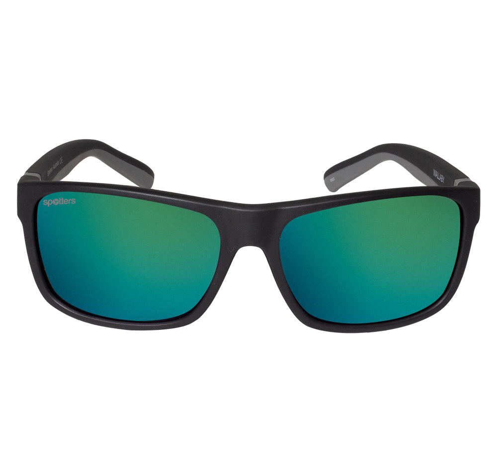 Spotters Wombat Kids Polarised Sunglasses Black Frame/Green Lens - Fergo's  Tackle World