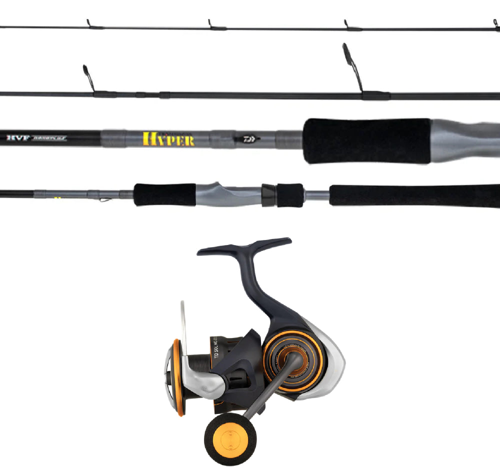 daiwa hyper baitcaster combo Daiwa 25 TD SOL 4000 Reel + 23 TD Hyper 702MHFS Rod Combo