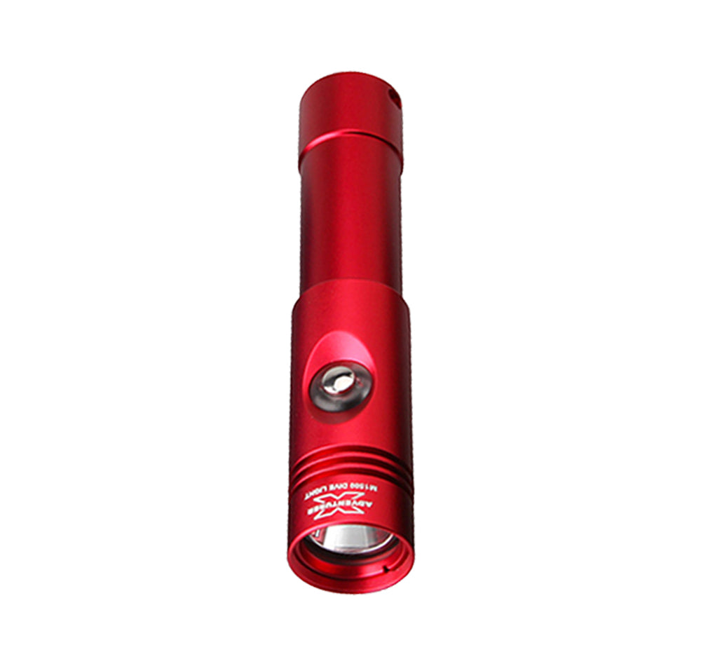 X-Adventurer M1500 LED Dive Torch Red