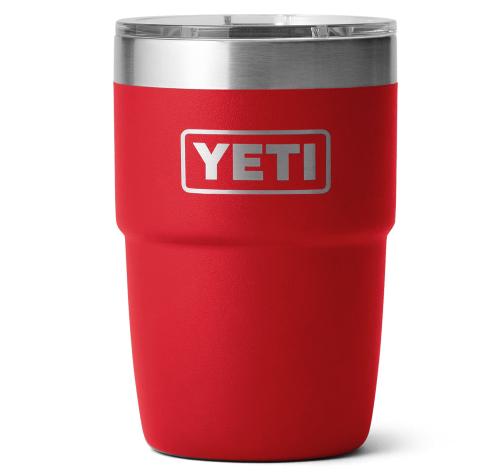 Yeti Rambler 8oz Stackable Cup with MagSlider Lid Rescue Red