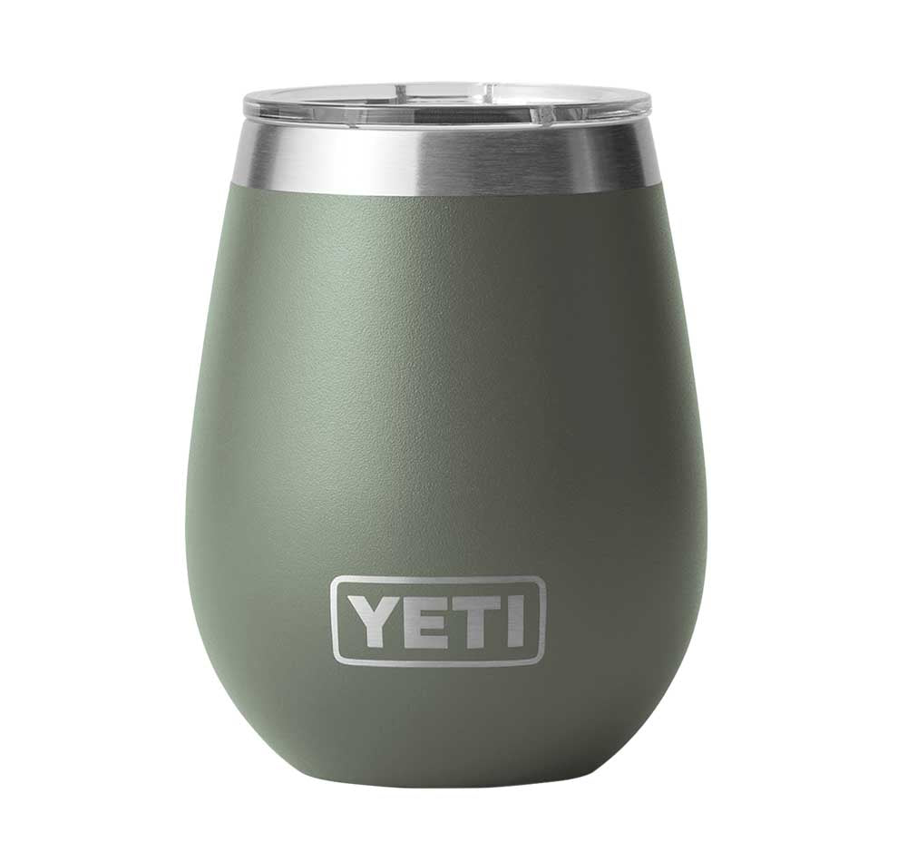 Yeti Rambler 10oz Wine Tumbler with MagSlider Lid (295ml) Colour Camp Green