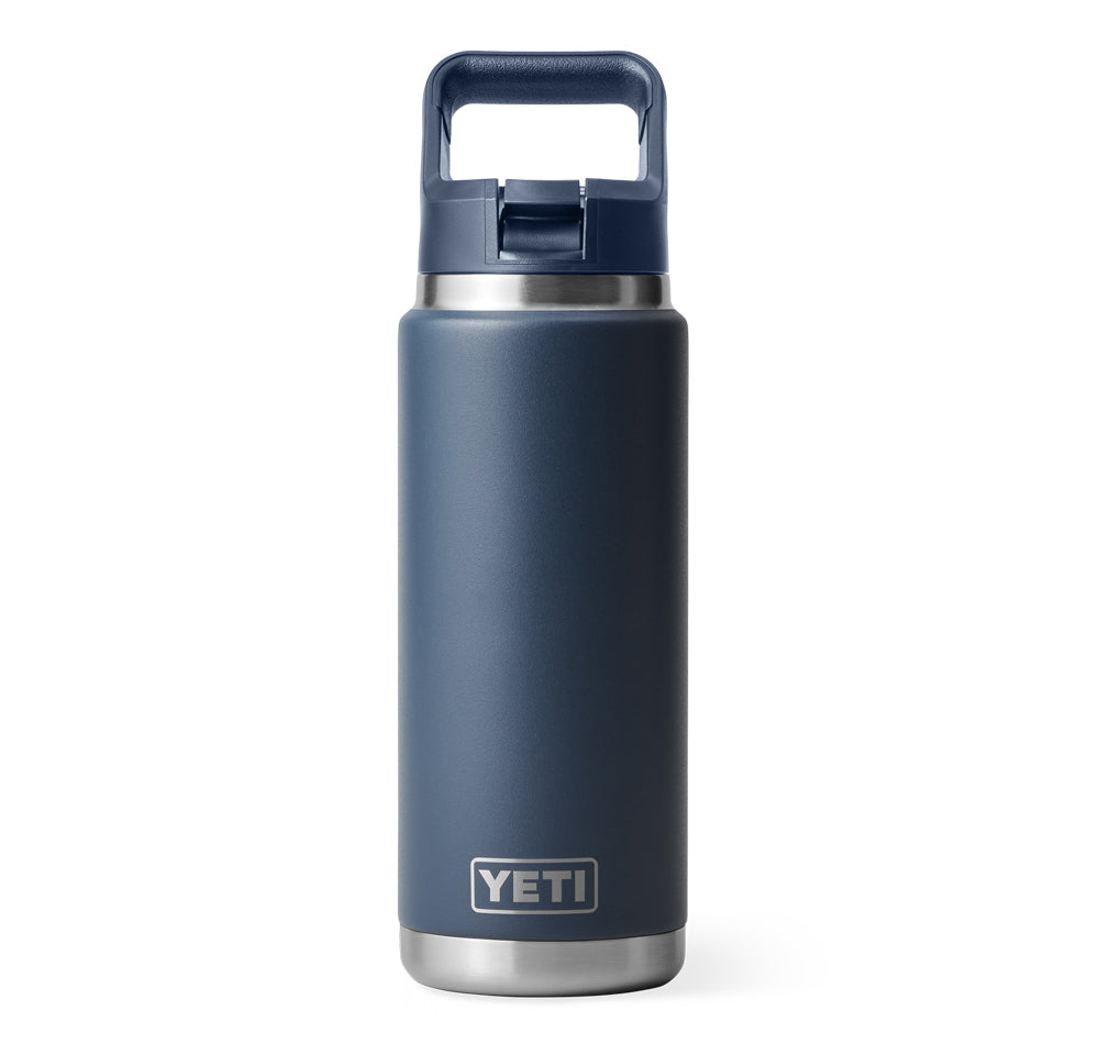 Yeti Rambler 26oz Straw Bottle Navy