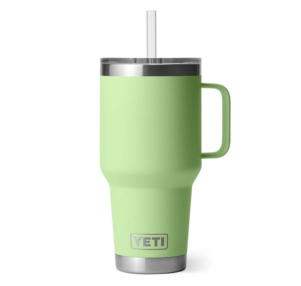 Yeti Rambler 35oz Straw Lid Mug Key Lime