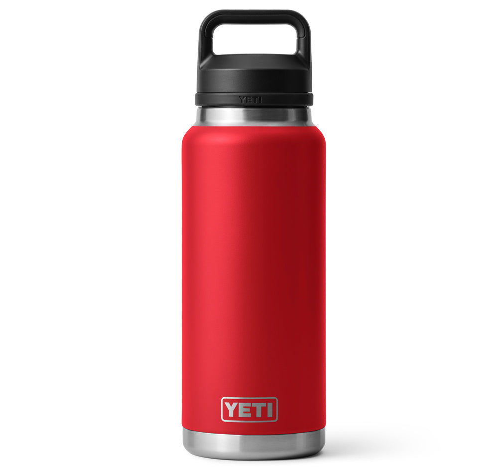 Yeti Rambler 36oz Bottle with Chug Cap (1L) Rescue Red