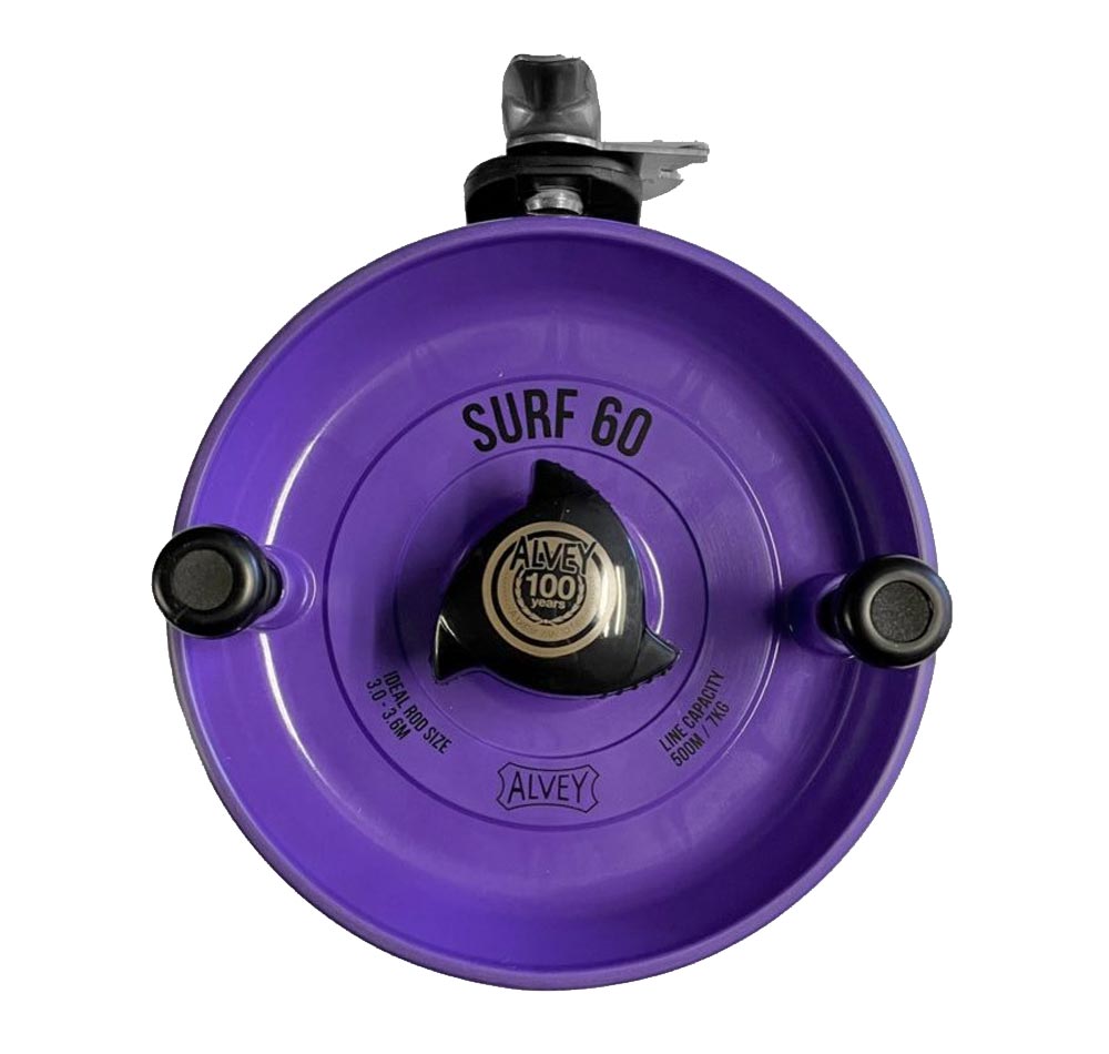 Alvey 60G Surf Reel Colour Purple